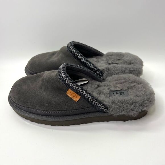 UGG Tasman Slip On Slippers Dark Grey Men’s 10/43 EU - Picture 2 of 14